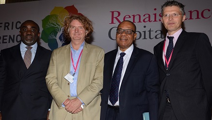 (‎L-r): Kamar Bakrin, partner, Helios Investment Partners, Michiel Buitelaar, managing director, Smile Communications Limited, Cyril Odu, executive partner, Africa Capital Alliance and Charles Robertson, managing director, Renaissance Capital at the 6th Annual Pan-Africa Investor Conference held recently in Lagos.‎